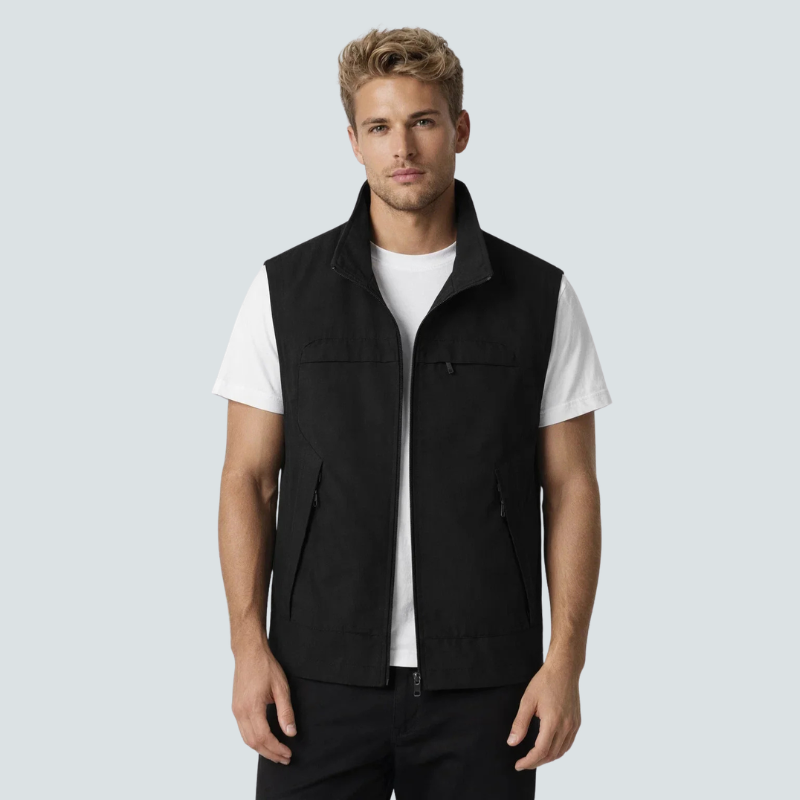 Herre Utilityvest Multifunktionel Lommer | Branton