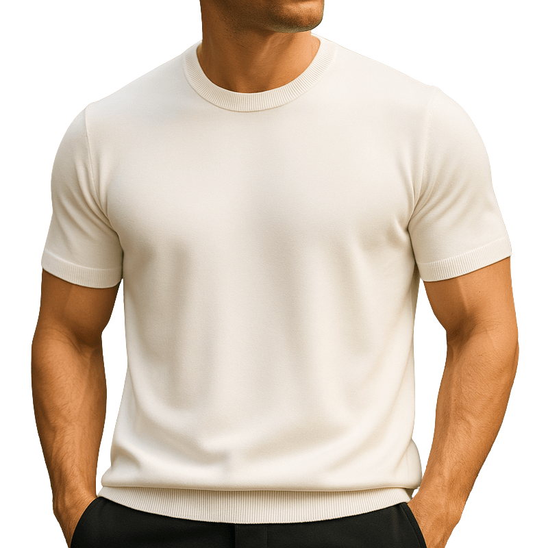 Kortærmet T-shirt Let Polyester Oversized Pasform Sommer Komfort | Orvyn