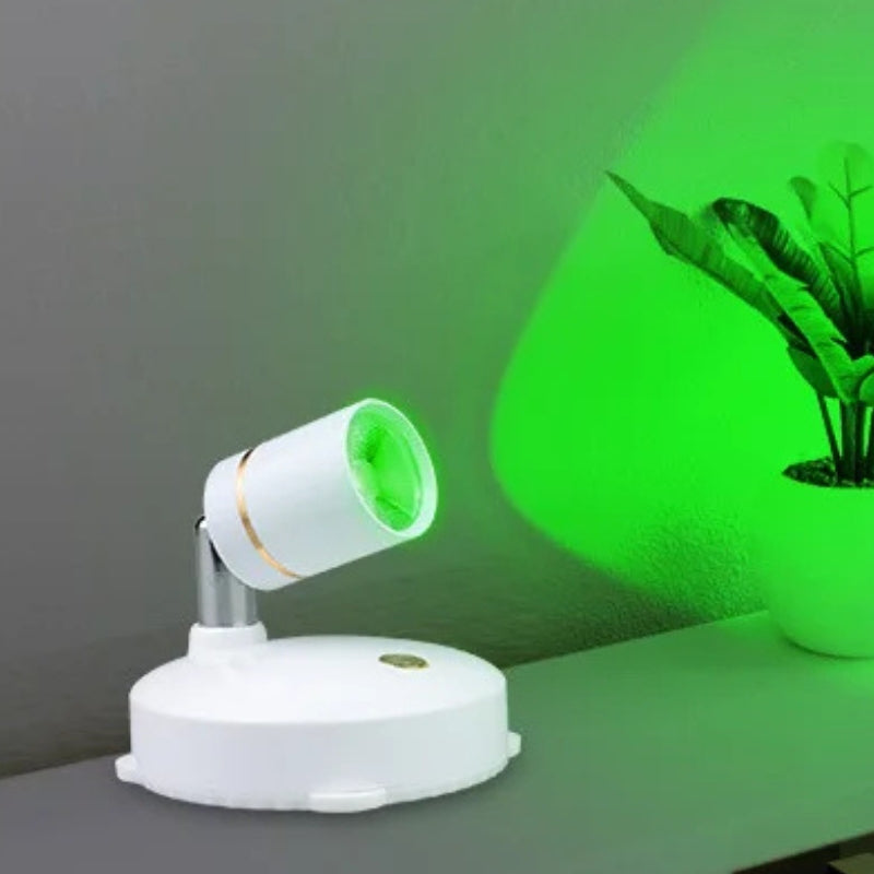 RGB projektionslampe med LED farveskift til væg og loft | Émeric