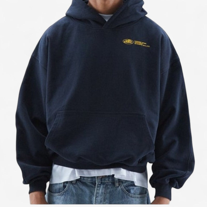Oversized Hoodie Løs Pasform Komfortabel Design Hverdags Komfort | Alvyn