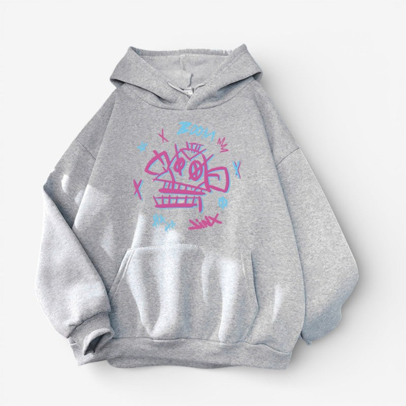 Kaelric Street Print Hoodie