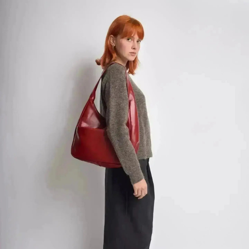 Skuldertaske multi rum PU organiseret daglig | Valeria
