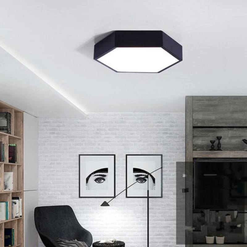 LED Loftlampe Hexagon Indendørs Aluminium | LumaHex