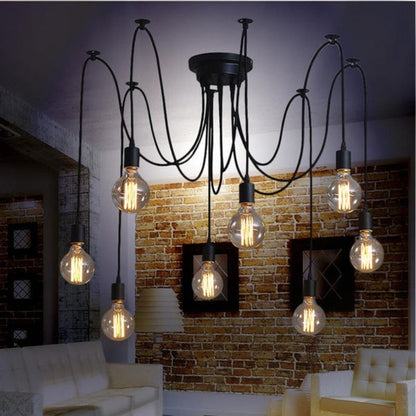 Multipendel Loftlampe Justerbart Multikabel Metal | FlexiBeam