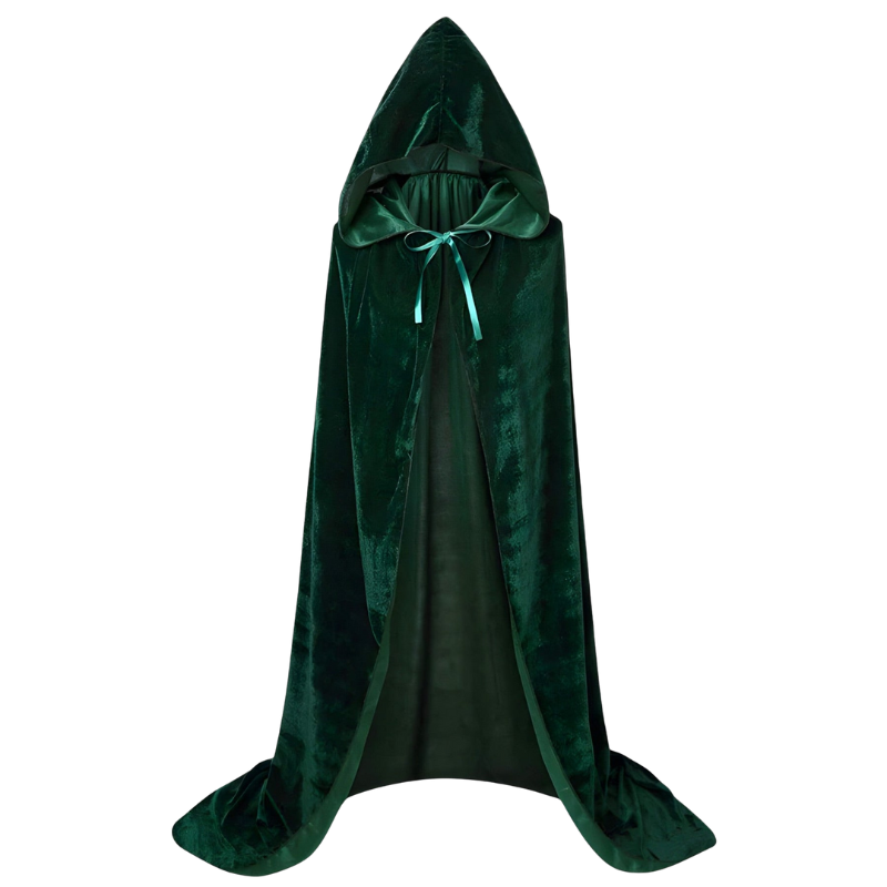 Heksekappe Lang Halloween Cosplay Kostume | MysticVeil