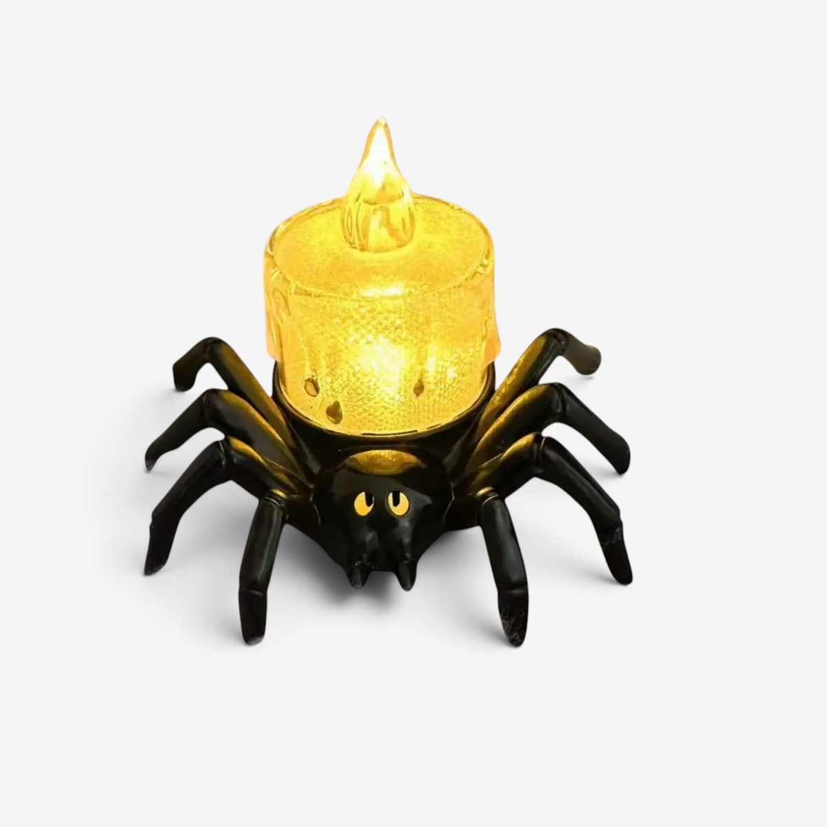 Halloween Edderkop Lysestage Dekorativ Plastdesign | SpiderGlow