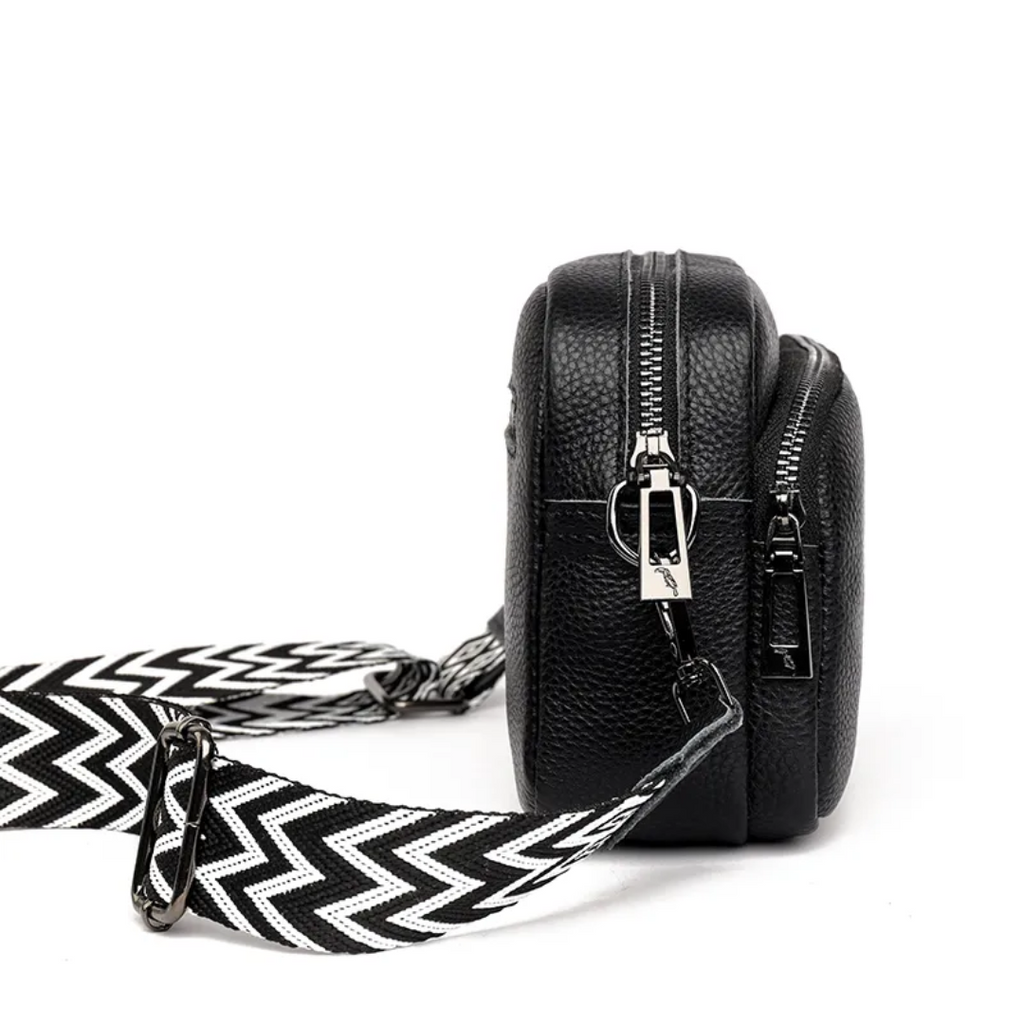 Messenger Taske Dame Ægte Læder Kompakt Crossbody Casual Hverdag Klassisk | Elettra