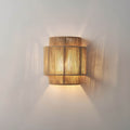 Lampa ścienna LED o splątanym designie, naturalne materiały, ciepłe światło | Vitoria