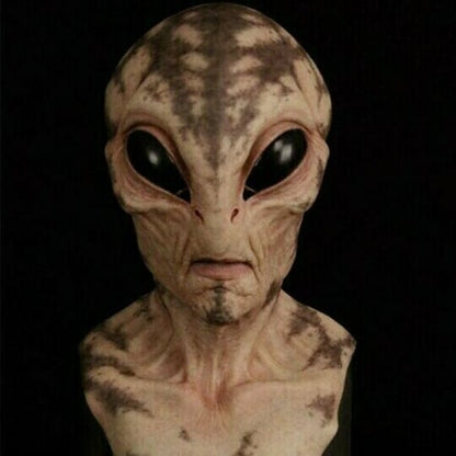 Alien Fuldhovedmaske Håndmalet Latex Cosplay Halloween | AstroMorph