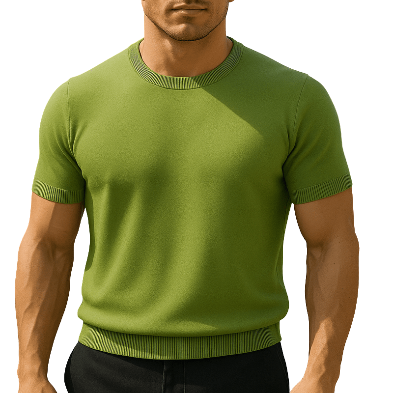 Kortærmet T-shirt Let Polyester Oversized Pasform Sommer Komfort | Orvyn