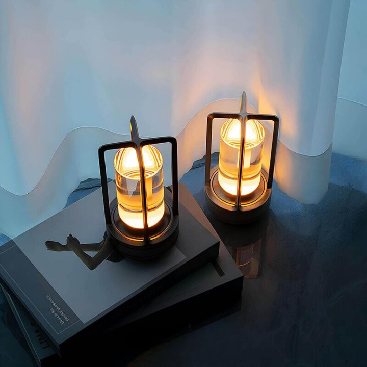Bordlampe Trådløs Genopladelig LED Krystal | Lucentia