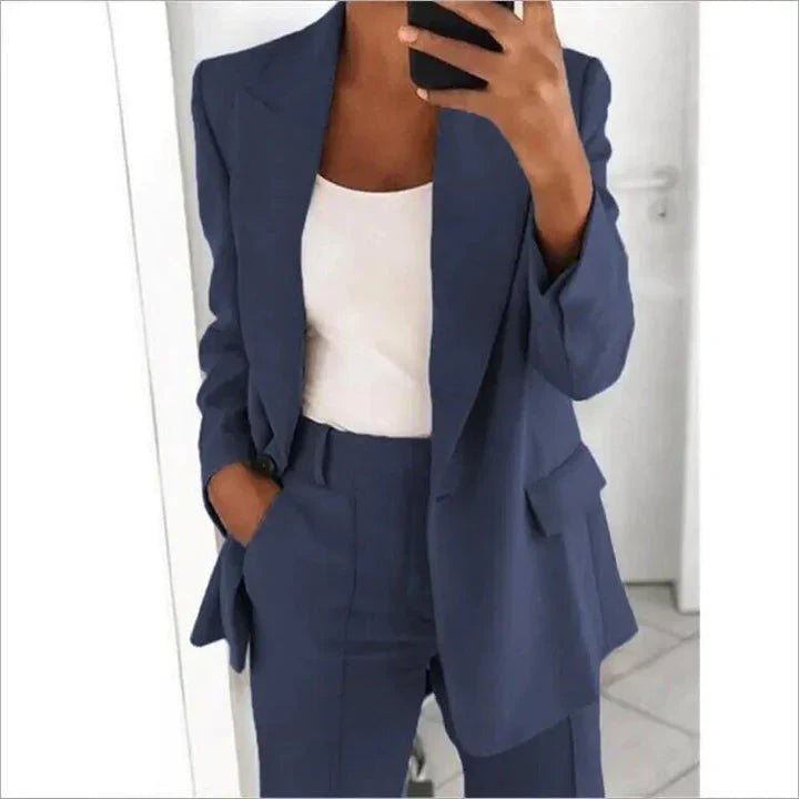 Dame Sæt Elegant Tailored Komfort Business | Velmira