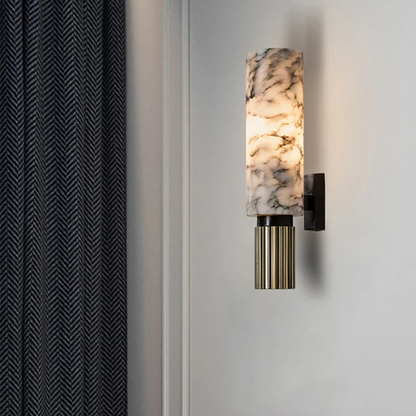 LED Væglampe Marmor Kobber Elegant Belysning | Ariana