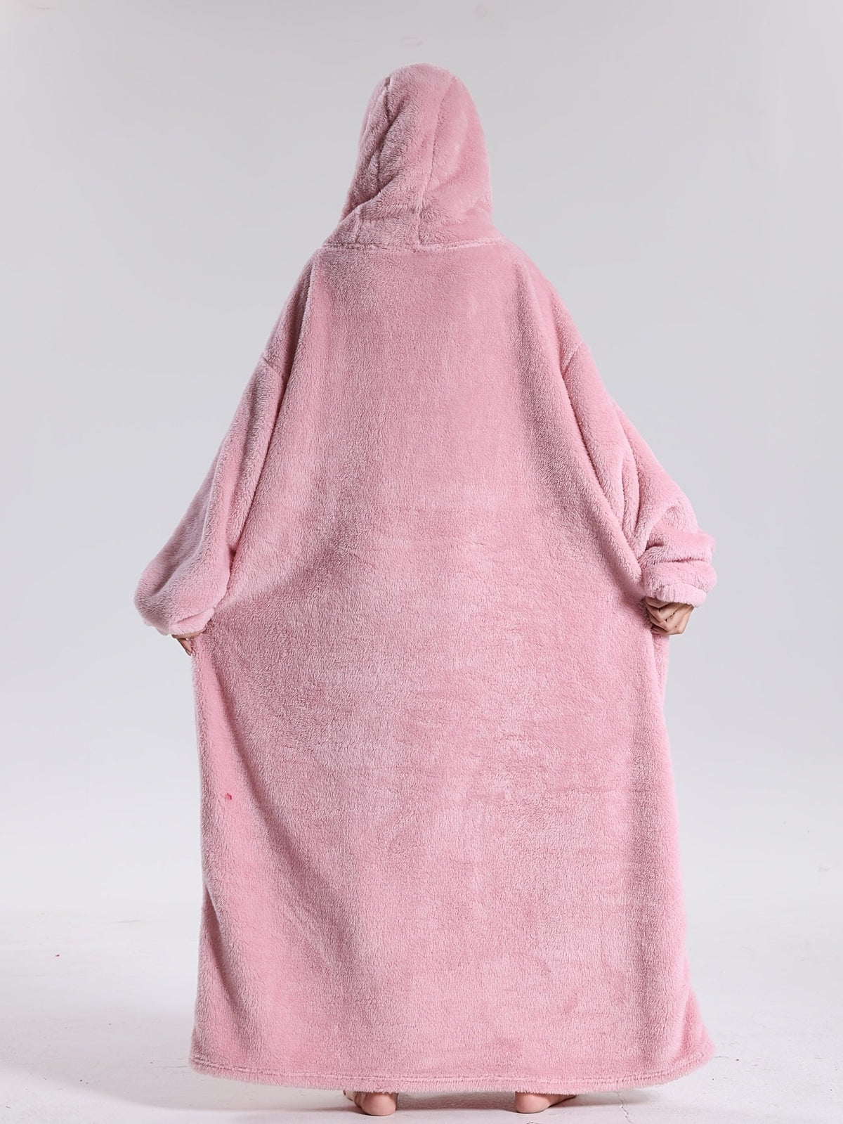 Oversize’owa bluza-koc z kapturem i dużą kieszenią z przodu | Valeria