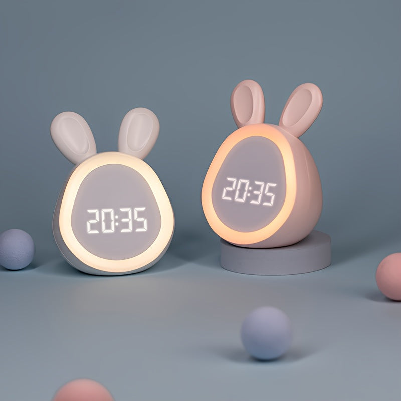 Vækkeur USB Natlys Kanindesign | Lunaria