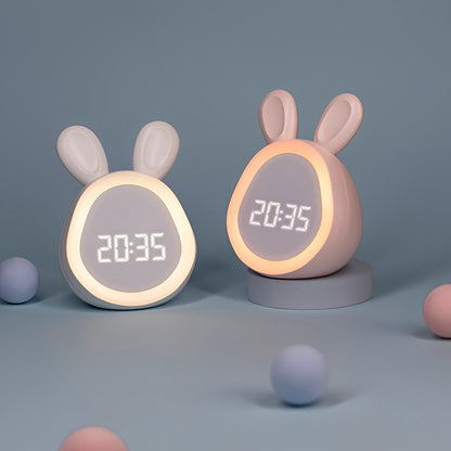 Vækkeur USB Natlys Kanindesign | Lunaria