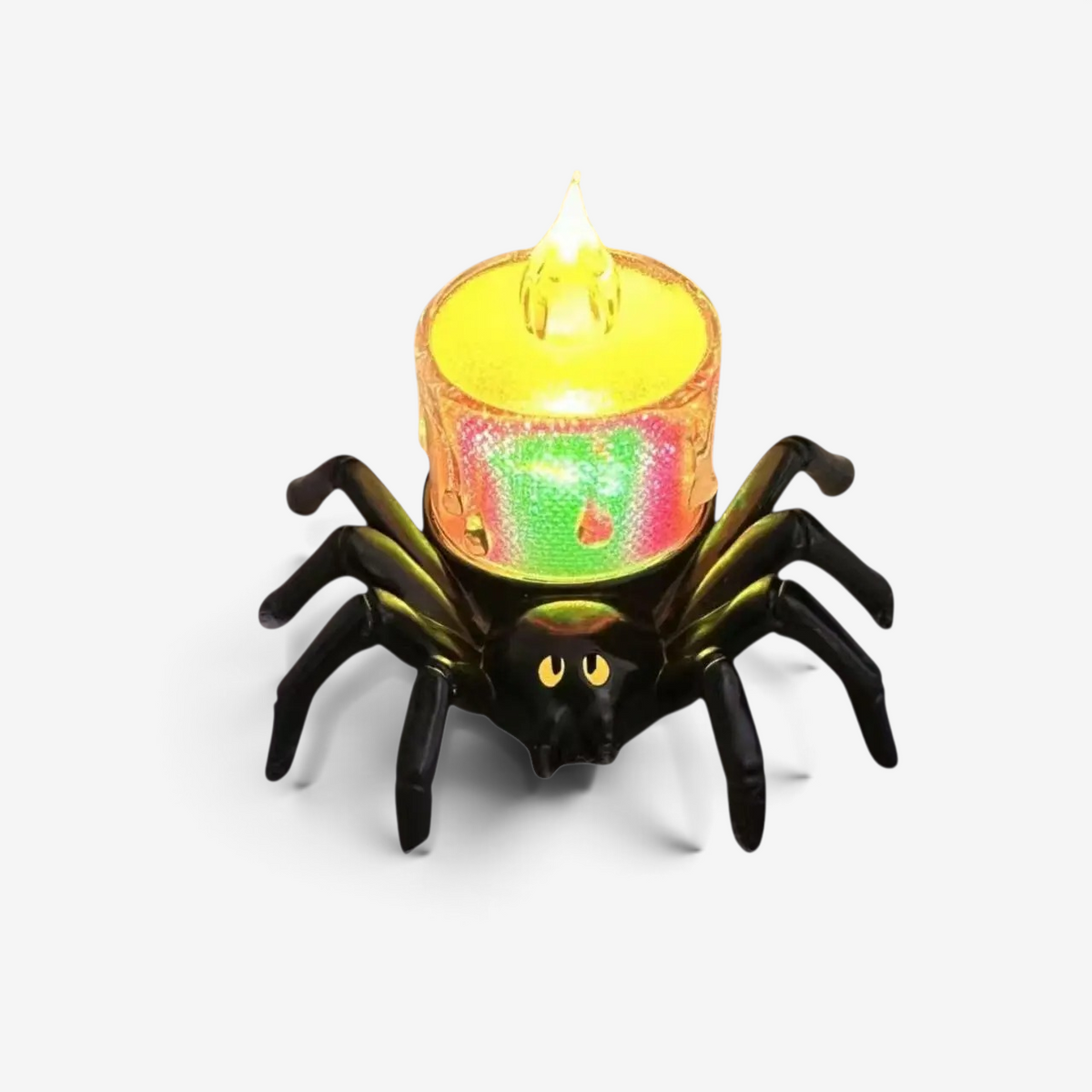 Halloween Edderkop Lysestage Dekorativ Plastdesign | SpiderGlow
