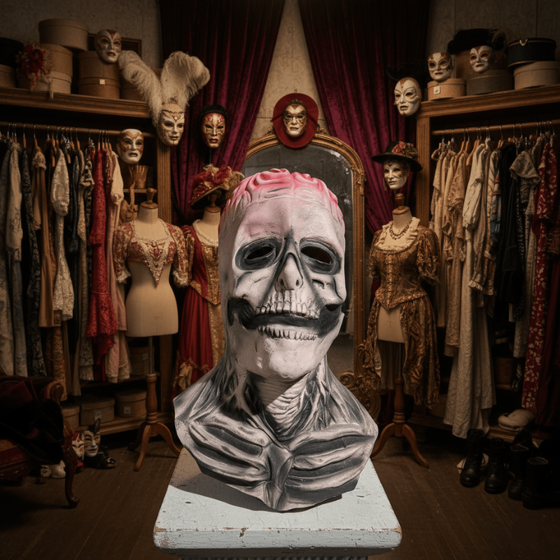 Halloween Skeletmaske Full-Face Latex Kostume | SkullForge