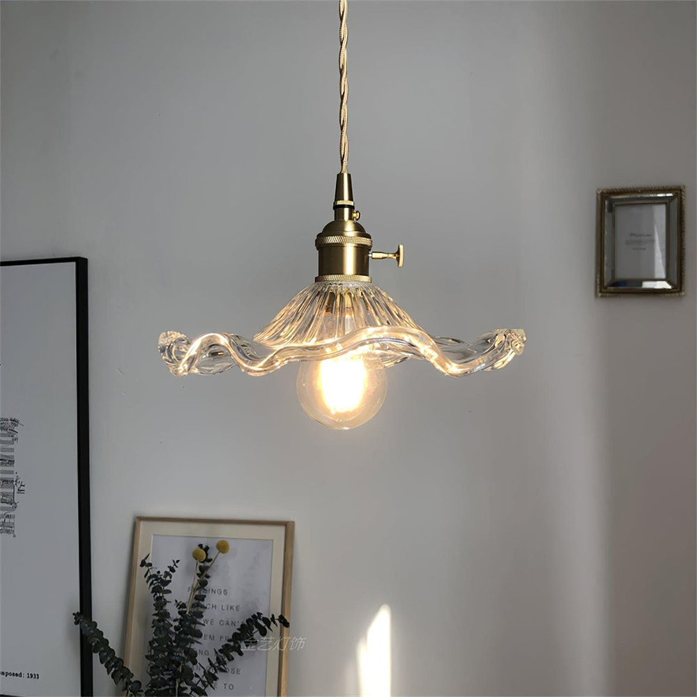 Pendellampe Hibiscus Glasdesign med tidløs elegance | Floravia