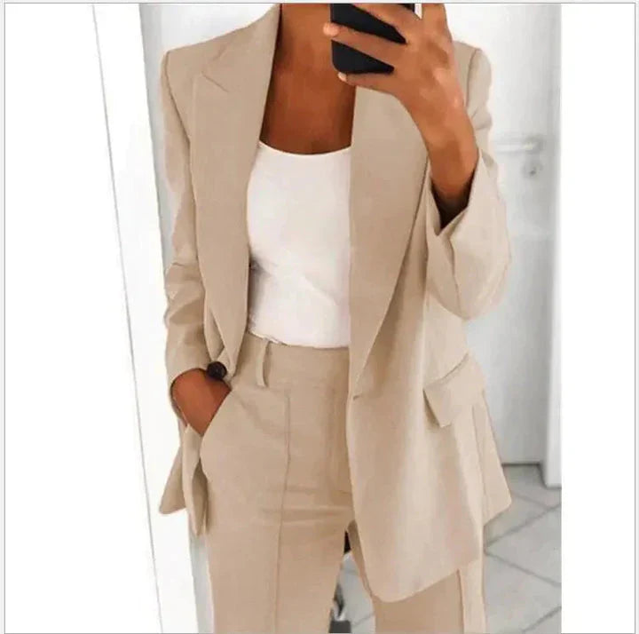 Dame Sæt Elegant Tailored Komfort Business | Velmira