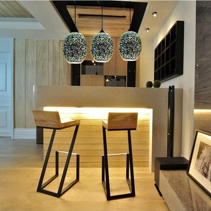 Pendellampe Glas Metal Rebophæng Accentbelysning | LumaRope