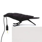 Bordlampe Ravnefigur Keramisk Design | Corvessa