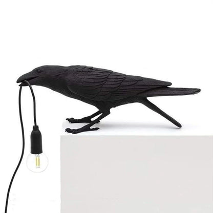 Bordlampe Ravnefigur Keramisk Design | Corvessa