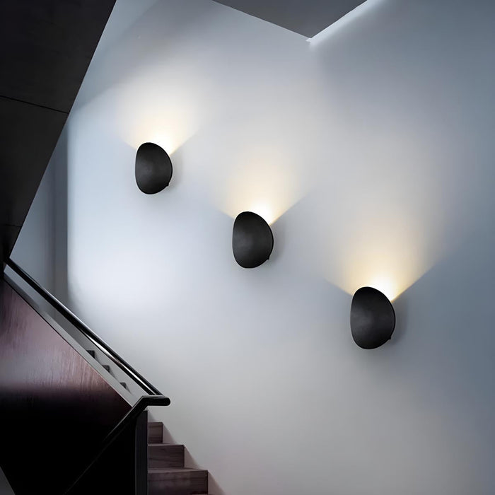 LED Væglampe Oval Aluminium Moderne Belysning | Marina