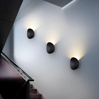 LED Væglampe Oval Aluminium Moderne Belysning | Marina