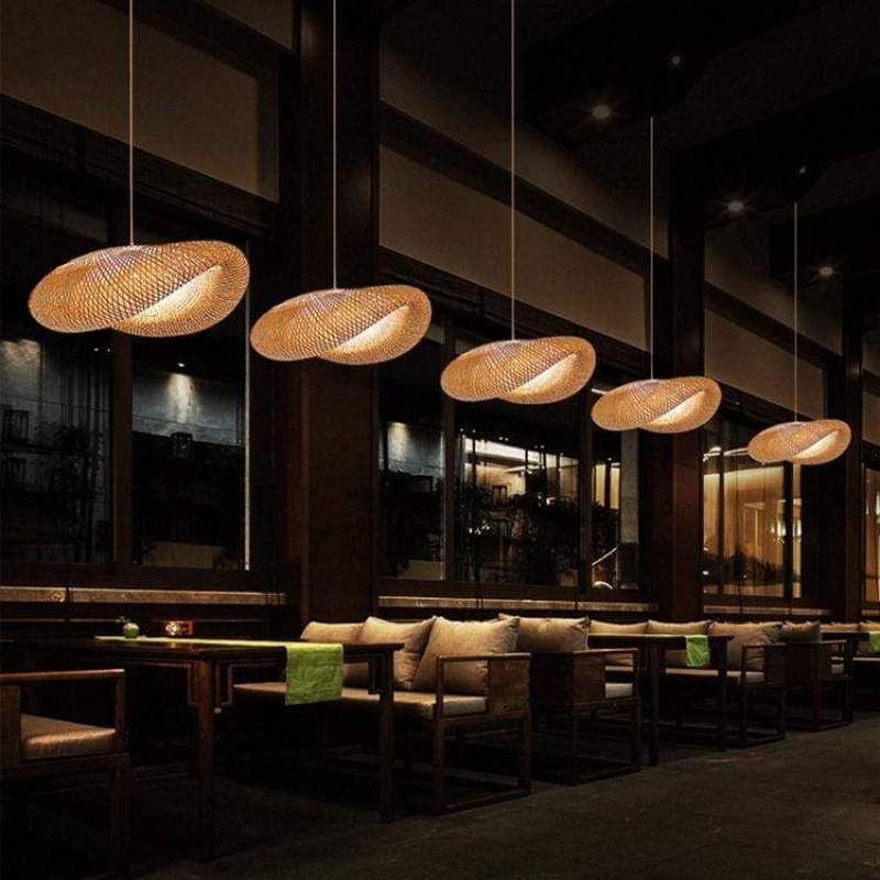 Pendellampe Bambus Boho LED | Luminara