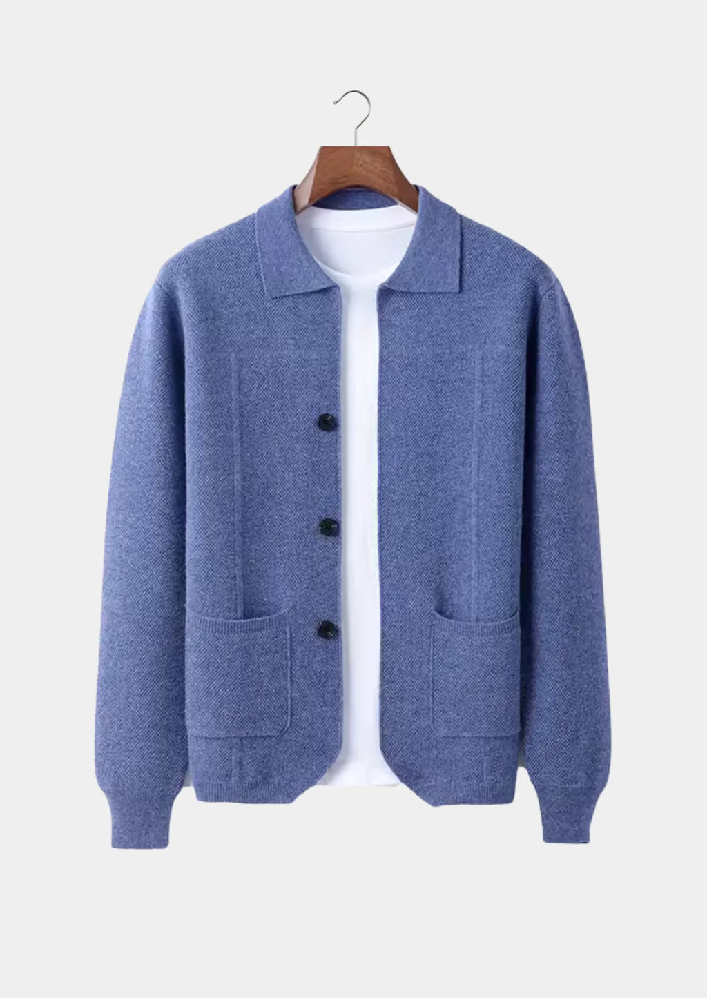 Skjorte Cashmere Luksus Med Lommer Klassisk | Calvex
