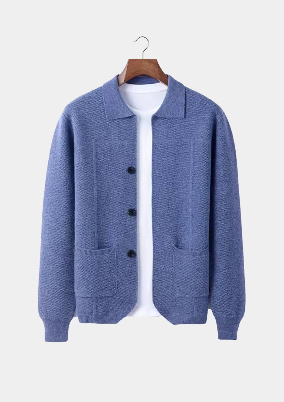 Skjorte Cashmere Luksus Med Lommer Klassisk | Calvex