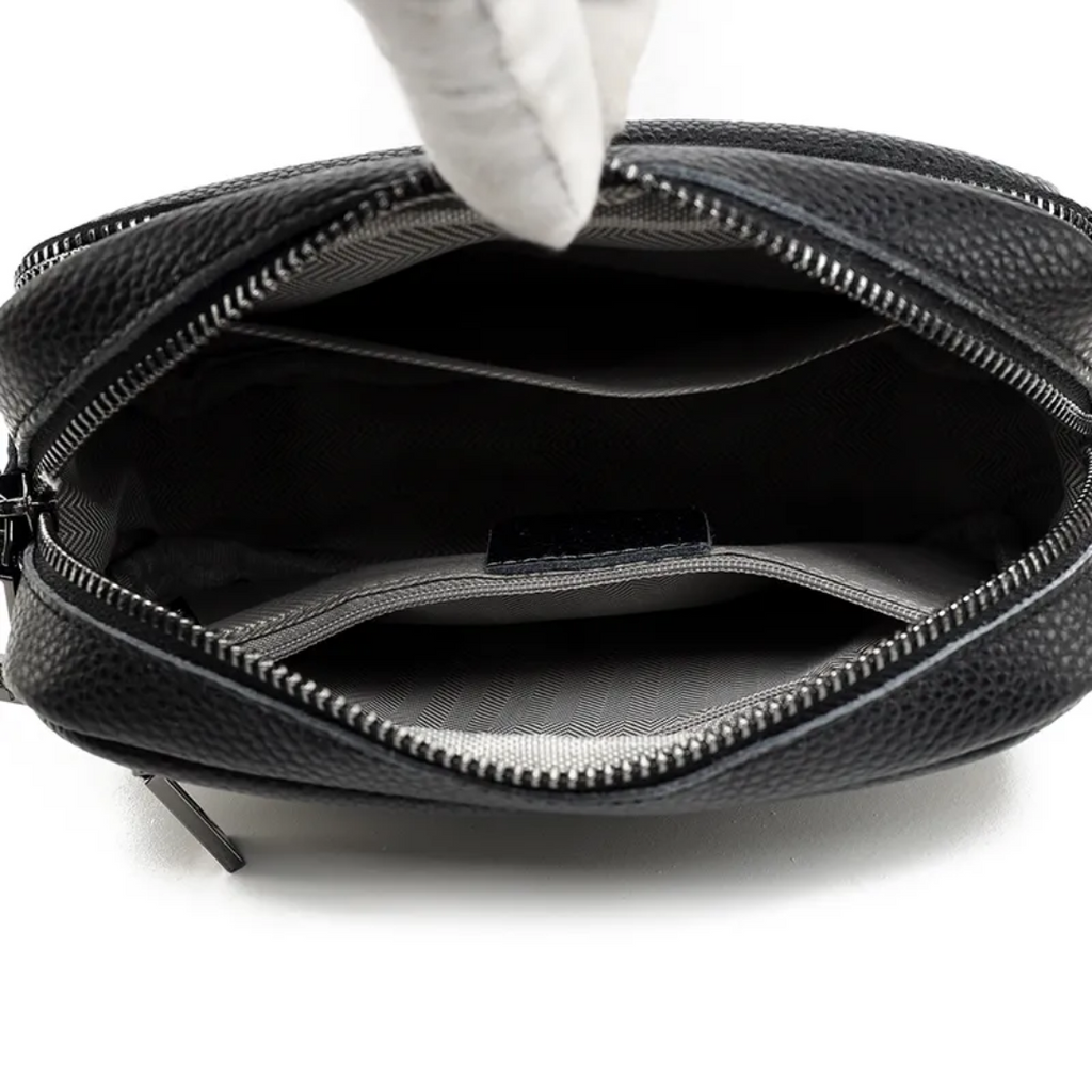 Messenger Taske Dame Ægte Læder Kompakt Crossbody Casual Hverdag Klassisk | Elettra