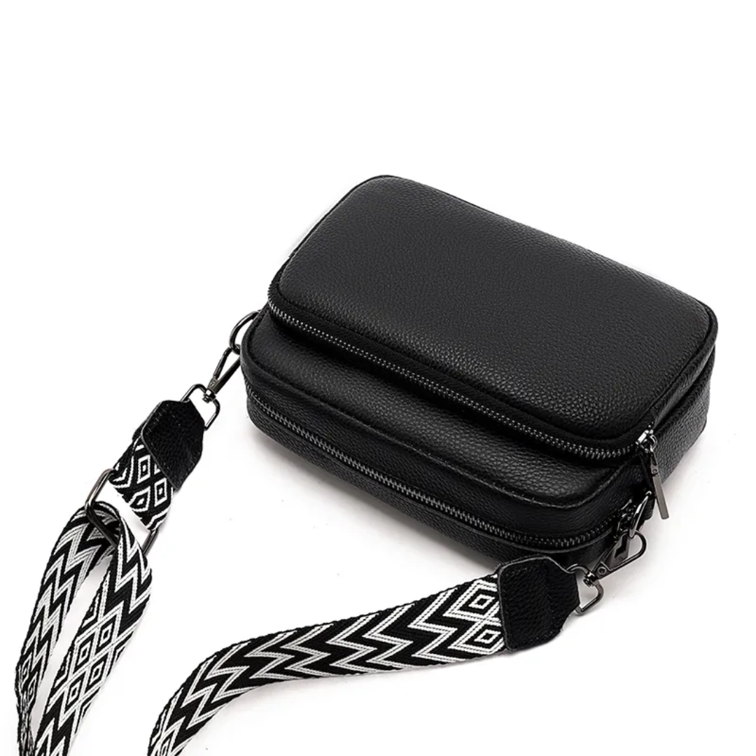 Messenger Taske Dame Ægte Læder Kompakt Crossbody Casual Hverdag Klassisk | Elettra