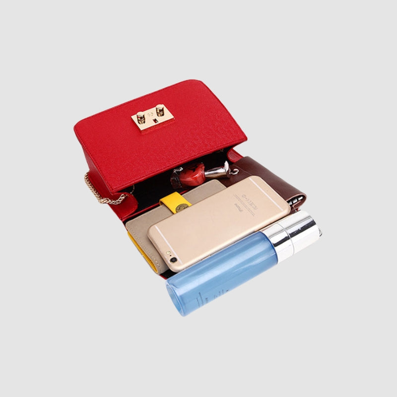 Skuldertaske Kompakt PVC Kædedetalje Let Design | Nexor