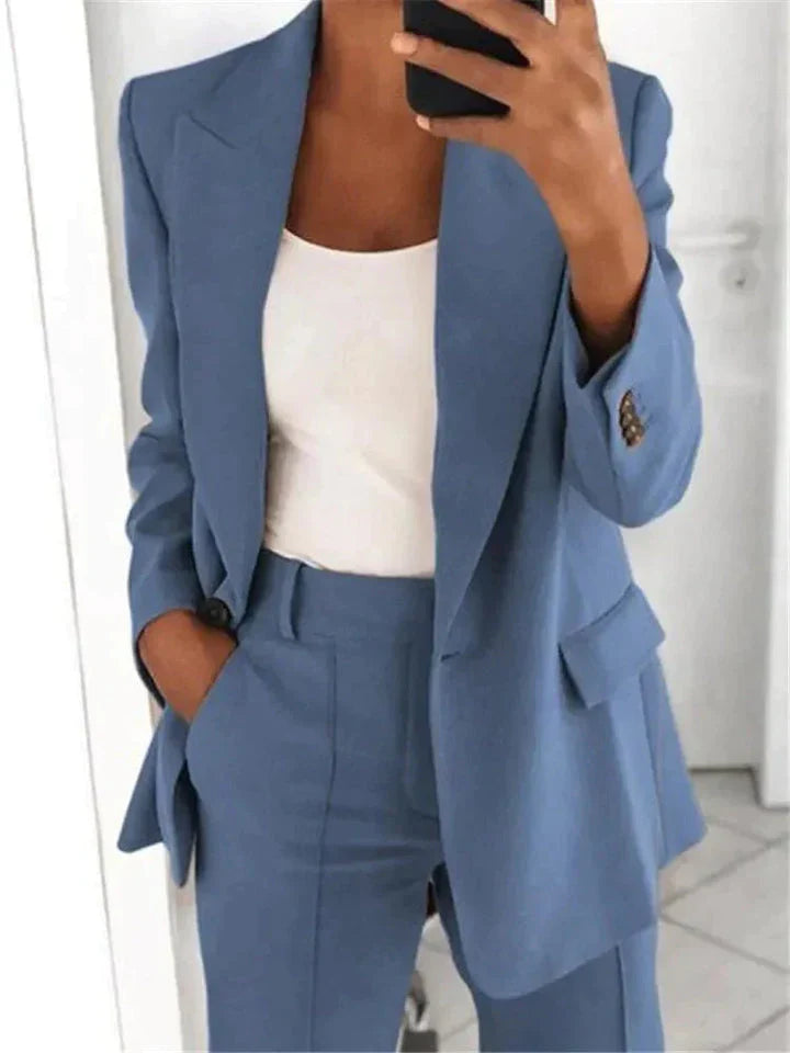 Dame Sæt Elegant Tailored Komfort Business | Velmira
