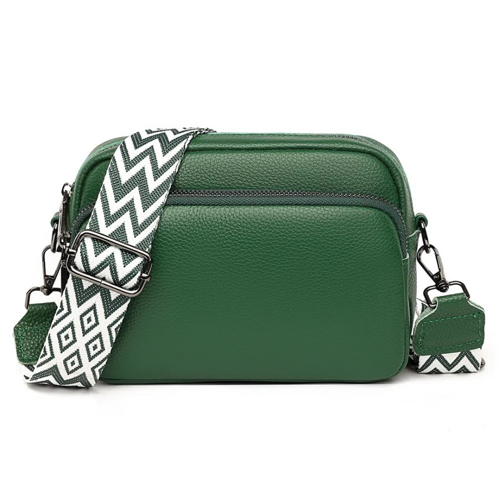 Messenger Taske Dame Ægte Læder Kompakt Crossbody Casual Hverdag Klassisk | Elettra