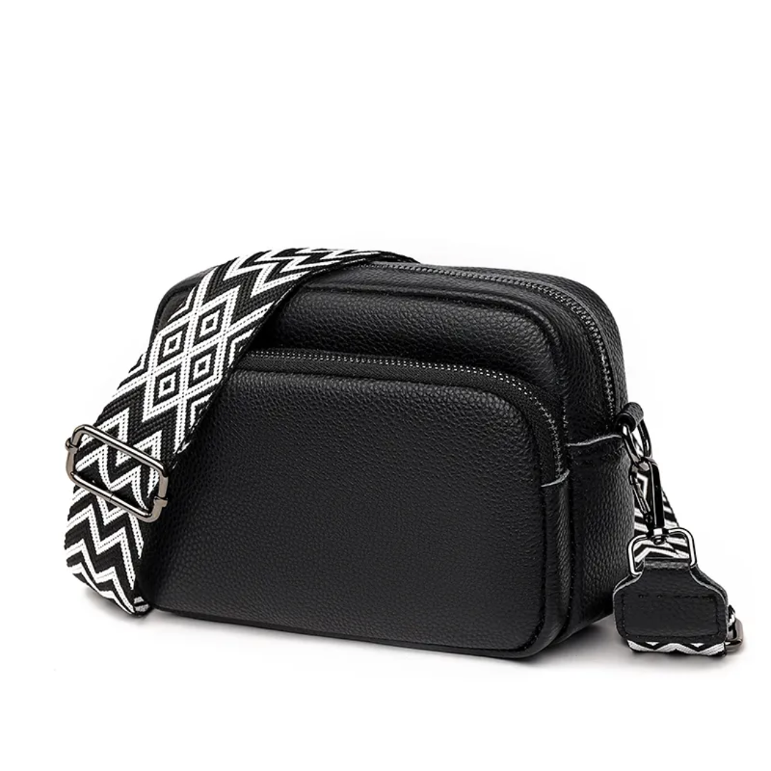 Messenger Taske Dame Ægte Læder Kompakt Crossbody Casual Hverdag Klassisk | Elettra