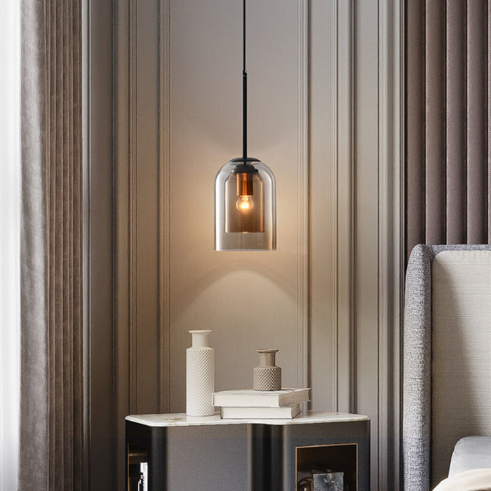 LED Pendellampe Glas Justerbar Moderne Belysning | LumiDrop