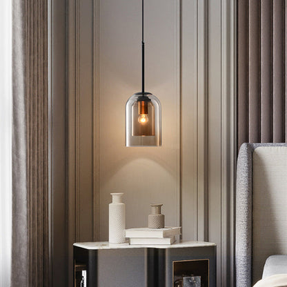 LED Pendellampe Glas Justerbar Moderne Belysning | LumiDrop