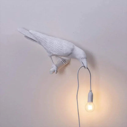 Bordlampe Ravnefigur Keramisk Design | Corvessa