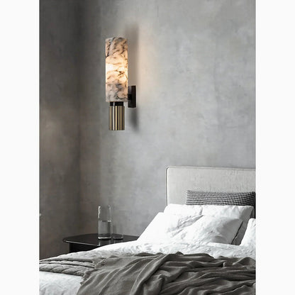 LED Væglampe Marmor Kobber Elegant Belysning | Ariana