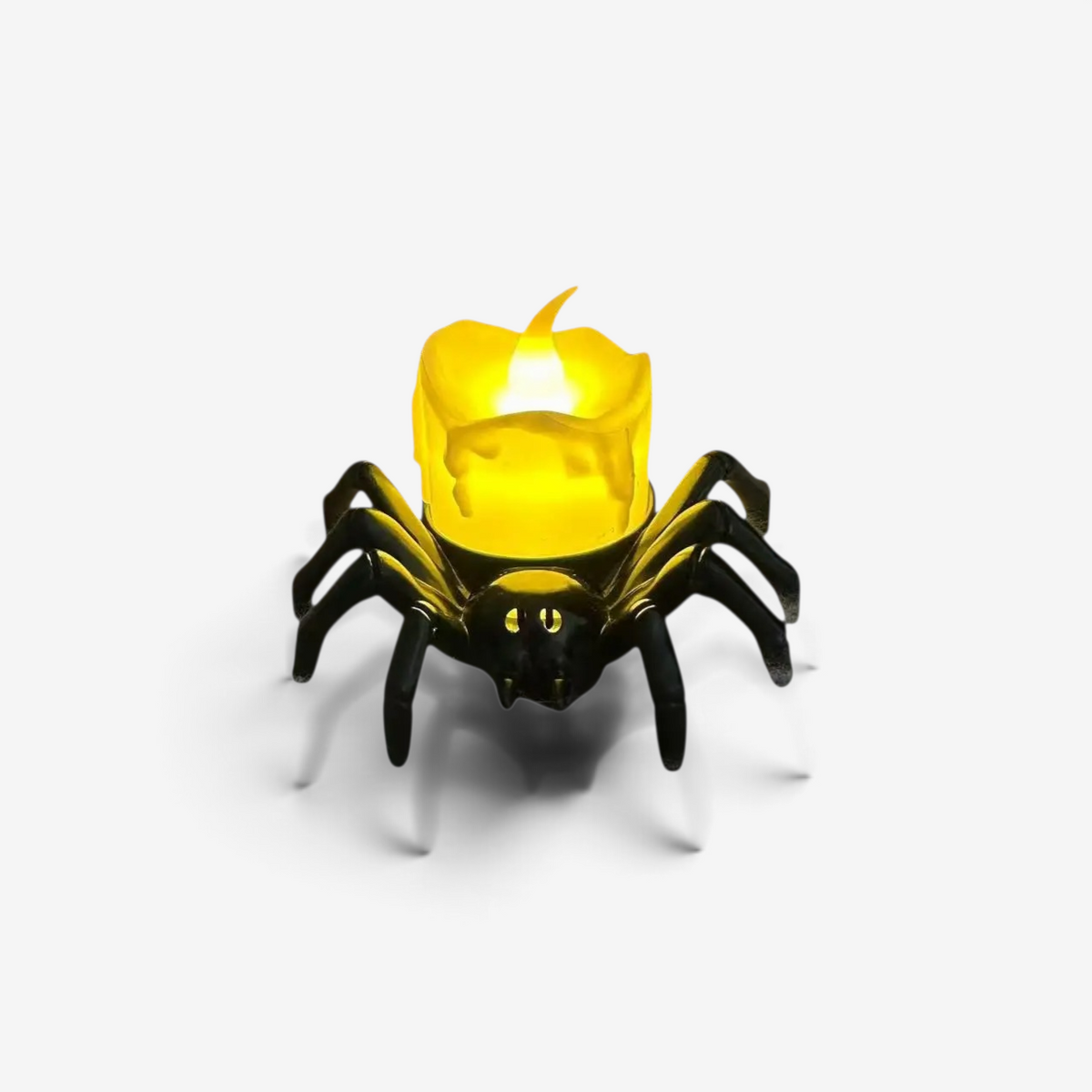 Halloween Edderkop Lysestage Dekorativ Plastdesign | SpiderGlow