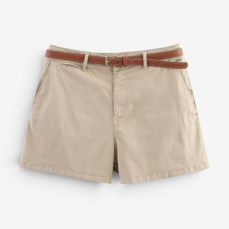 Dameshorts Løs Pasform Bælte Komfort | Freyla