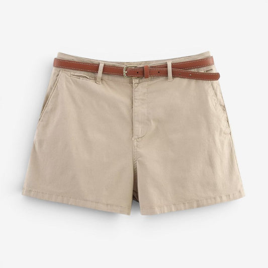 Dameshorts Løs Pasform Bælte Komfort | Freyla