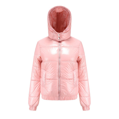 Dame Pufferjakke Blank Foret Vinter | Silverridge
