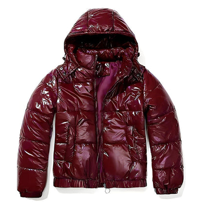 Dame Pufferjakke Blank Foret Vinter | Silverridge