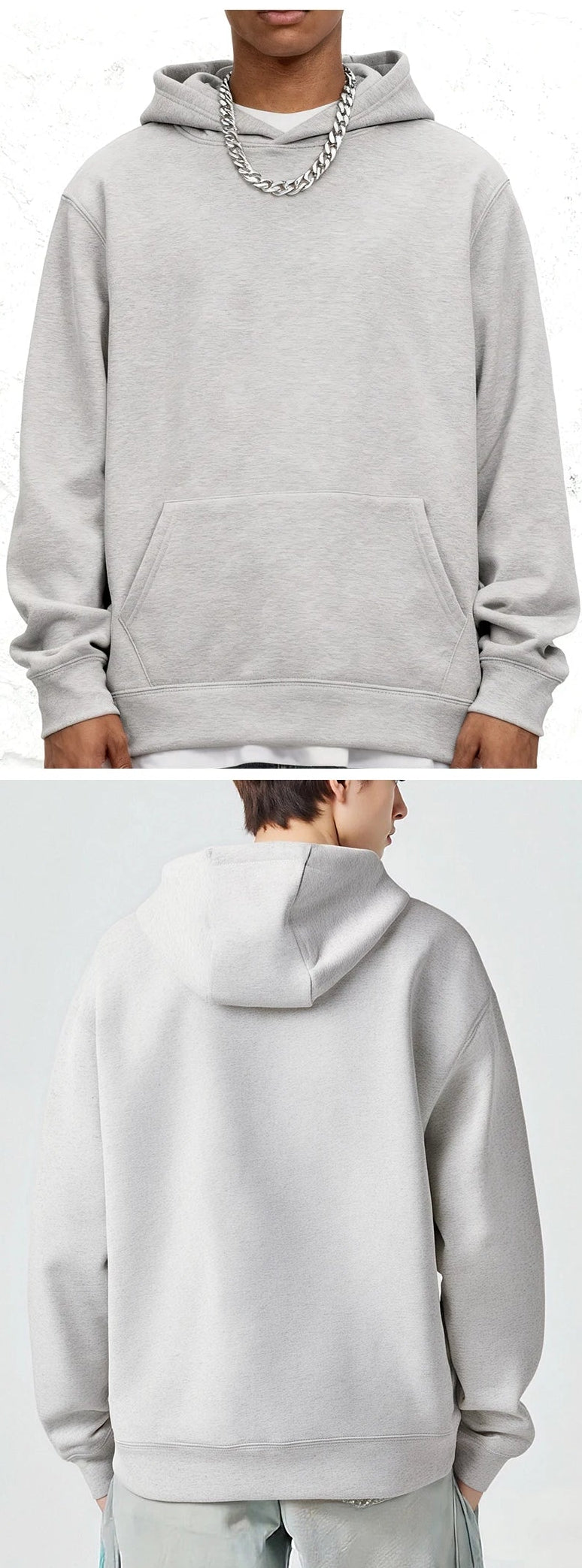 Unisex Hoodie Dansk Flag Print Fleeceforing Varm Komfort | Danvik