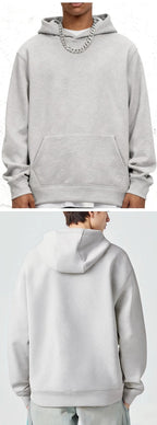 Unisex Hoodie Dansk Flag Print Fleeceforing Varm Komfort | Danvik