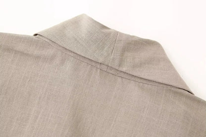 Sæt 2-delt Blazer V-Hals Wide Leg | Estrella